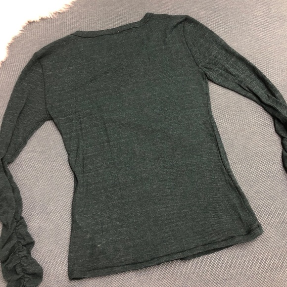 NWT Free People Boundary LongSleeve Green Top S - Picture 6 of 10